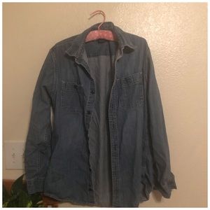 Oversized denim jacket size 1X